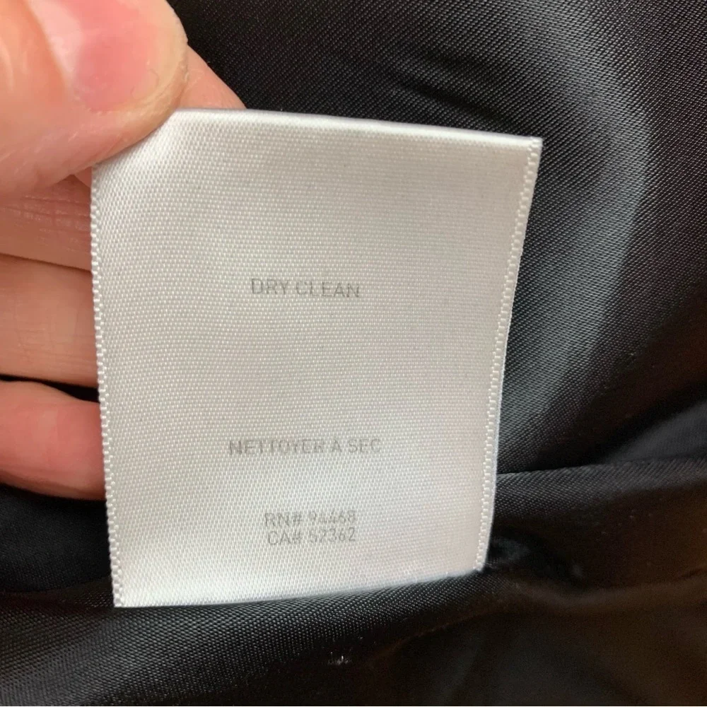 Laundry by Shelli Segal Grey Double Breasted Pea Coat - Sz 2 - Picture 9 of 10